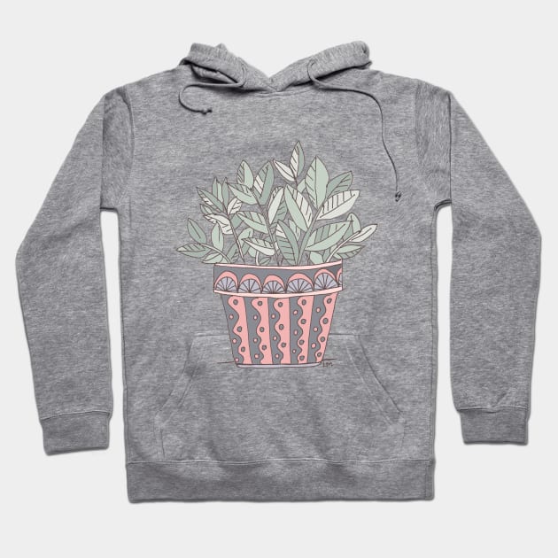 Potted Plant Hoodie by LauraKatMax